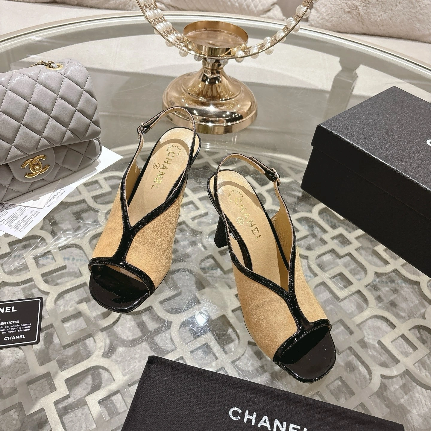 COCO-- 3h1958 G46538-B20969-U1768 cowhide Heel height ：8.5cm item:E-X541I2411